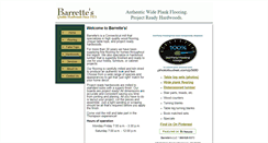 Desktop Screenshot of barretteshardwood.com