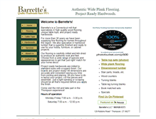 Tablet Screenshot of barretteshardwood.com